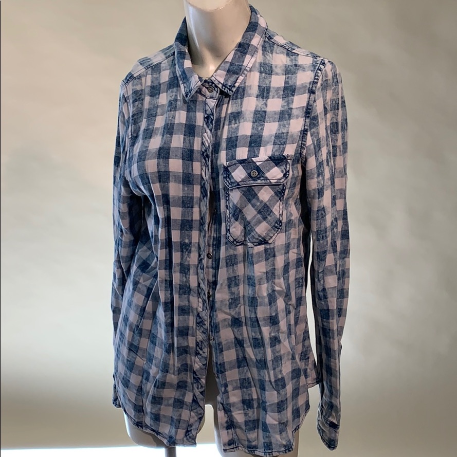 Stonewashed Jean Button Down S